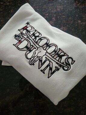 Santee Brooks and Dunn Neon Circus Tour Large Sweatshirt Vintage Country Hvywt